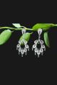 Winged Silver Filigree Stud Earrings
